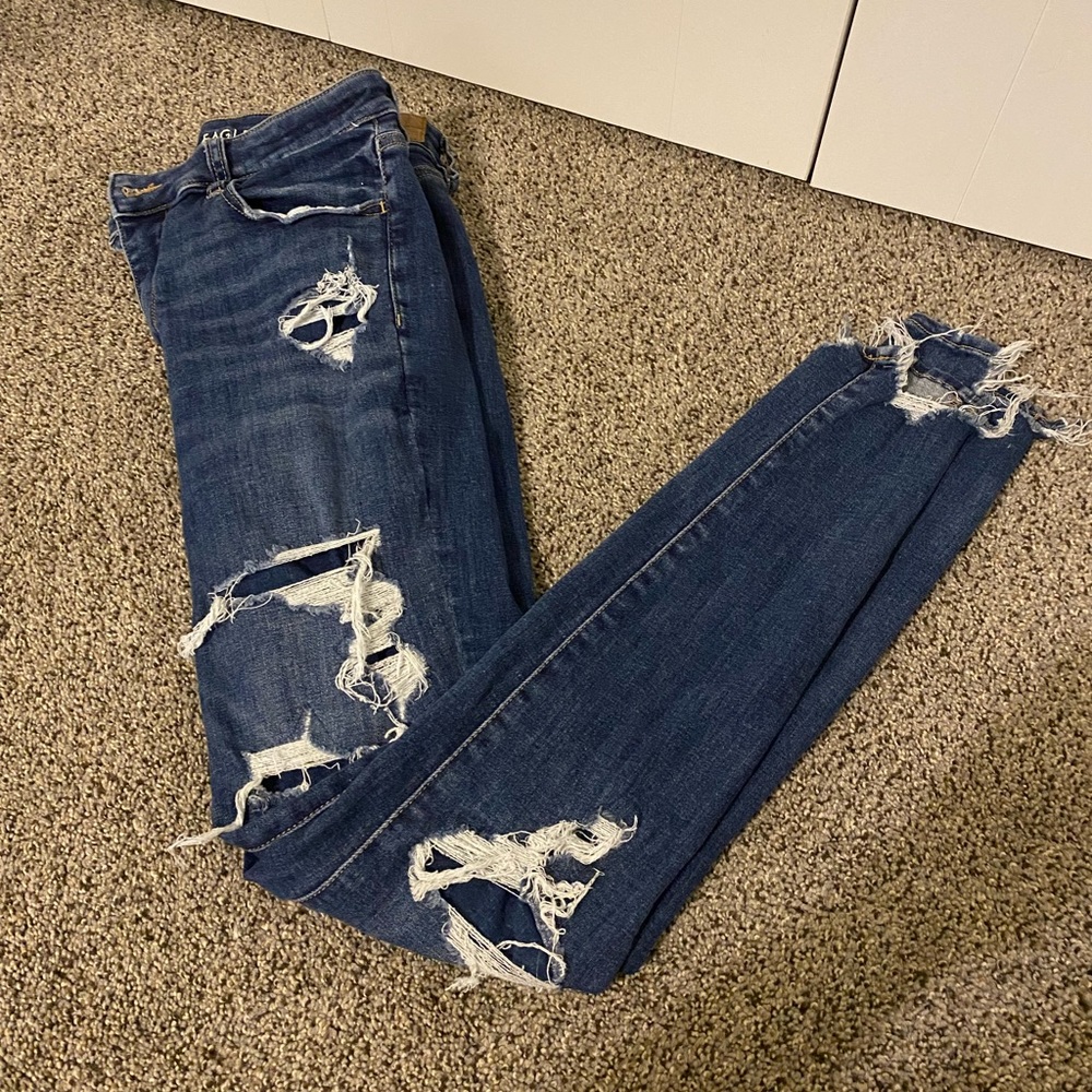 American eagle high waisted jeans